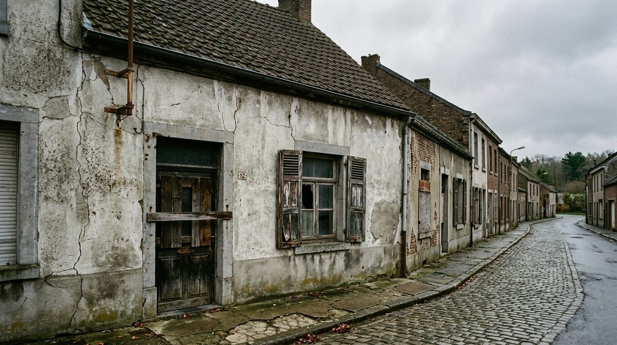 Logement dégradé ou insalubre en Belgique (illustration)